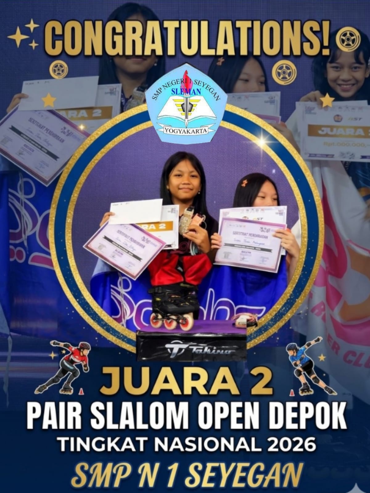 JUARA 2 PAIR SLALOM OPEN DEPOK TINGKAT NASIONAL 2026